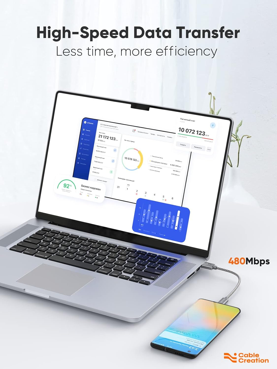 6 Inch USB C Cable Short, USB a to USB C Fast Charging, Braided Type C Data Cord for Power Bank, Galaxy S23, Ipad Pro Ipad Mini, Ipad Pro,Iphone 15/16,Android Auto/Cellphone,Carplay