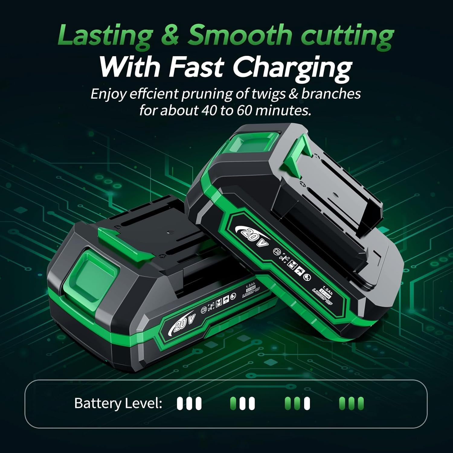 Mini Chainsaw 6 Inch Portable Electric Chainsaw Cordless with 2 Batteries, Handheld Small Chain Saw for Tree Branches, Courtyard, Household and Garden, Gifts for Men Dad Husband Women