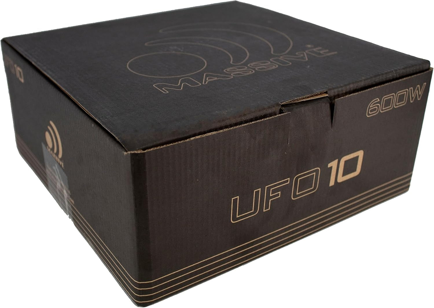 UFO10V2 10” Slim Subwoofer | 600W Max, 300W RMS, Dual 4 Ohm, Shallow Mount Design, Powerful Low-Profile Woofer for Tight Spaces & Deep Bass Car Audio Systems