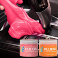 Car Cleaning Gel Pink and Car Cleaning Putty Orange Bundle