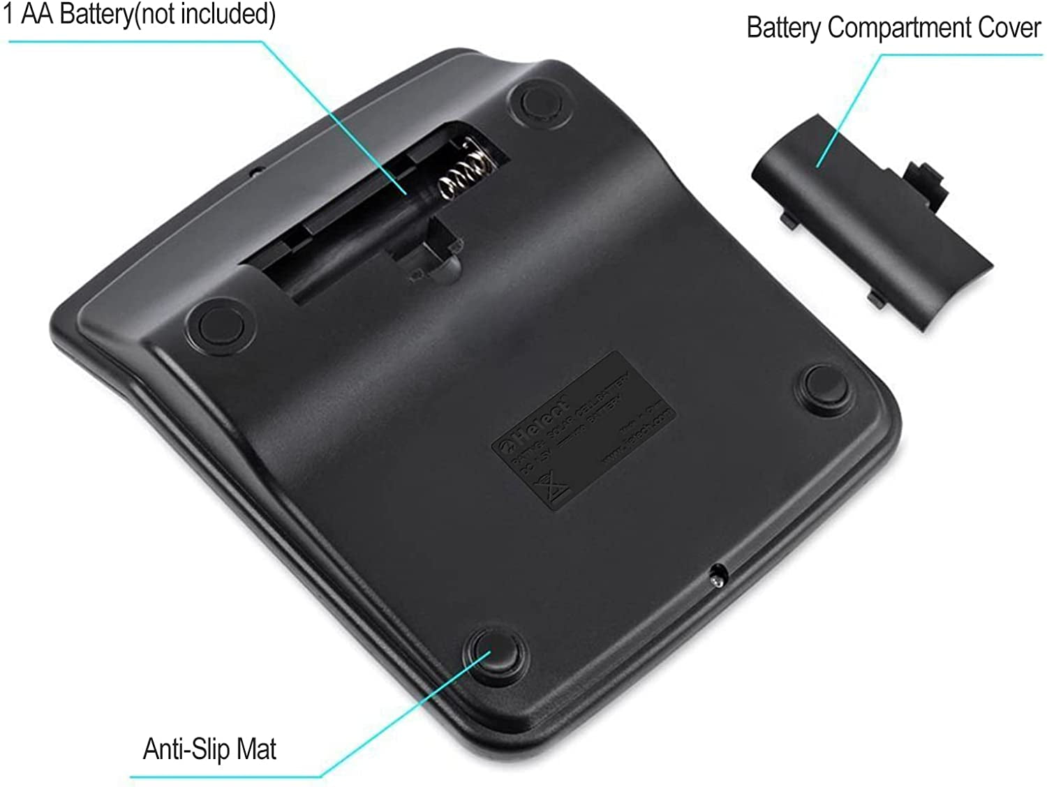 Calculator, Standard Function Calculator (Black)