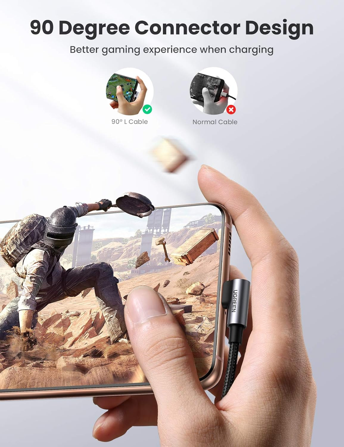 Right Angle USB C Cable 6.6FT 2-Pack, 60W USB C to USB C Cable 90 Degree Type C Cable for Iphone 17/16, Macbook Pro/Air, Ipad Pro 2022/Air 5/Mini 6, Galaxy S25/S24/S23, Pixel 10/9, Switch