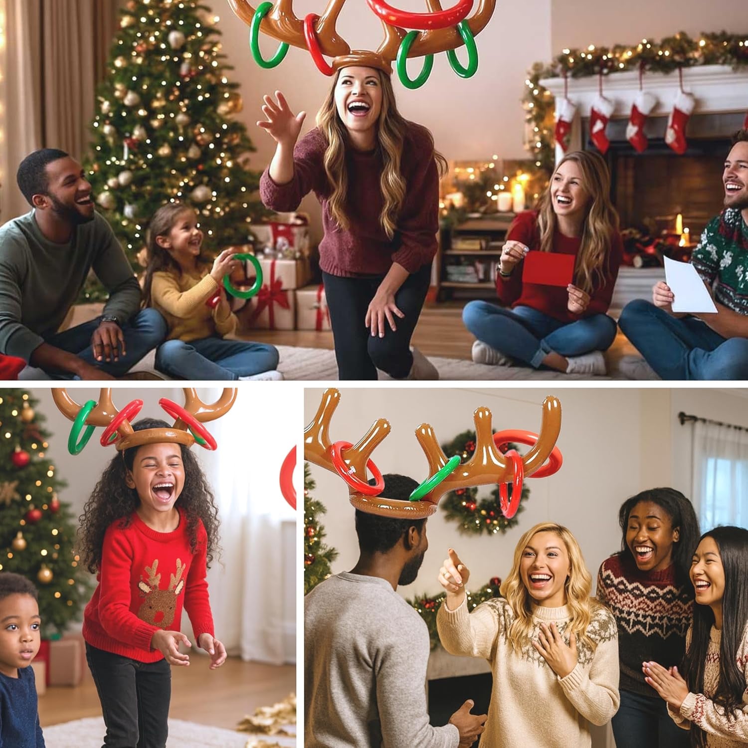 12 Games of Christmas - Family Game Night Pack for Kids and Teens - Hilarious Christmas Party Games for Adults and Family Party - Complete Entertainment Package - Multicolor