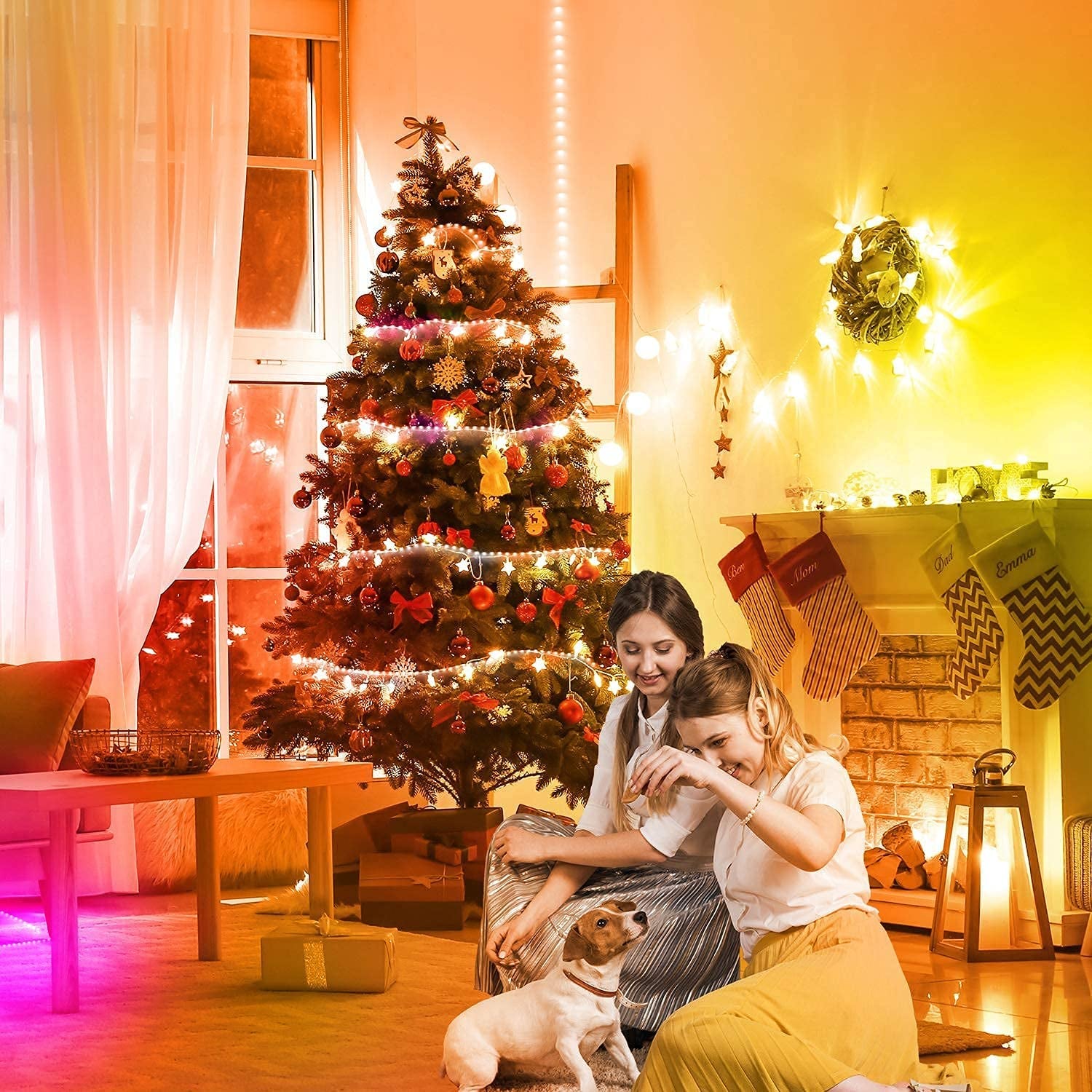 Led Lights for Bedroom, 32.8Ft Led Strip Lights RGB Color Changing Strip Light with Remote Control, Led Light for Room Decor, Home Decor