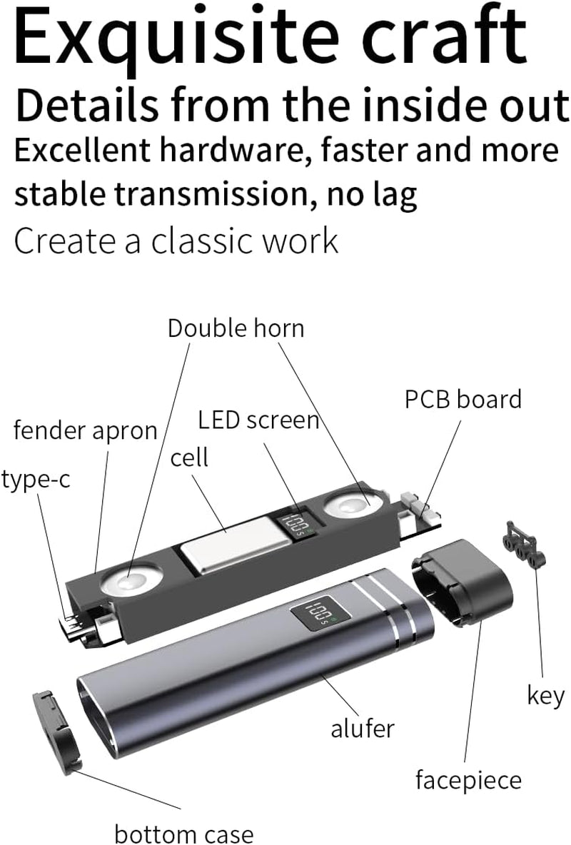 Sleepbar Bluetooth Bone Conduction Speaker with LED Display, Pink Gray Blue, Mini under Pillow Sleep Headphones with Timer for Side Sleepers (Pink)